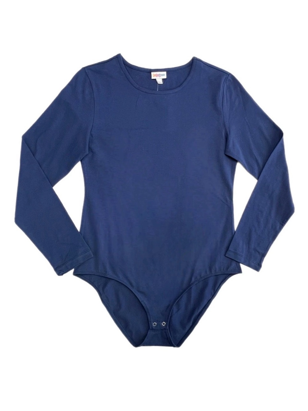 LULAROE NOVA Long-Sleeved Bodysuit COLOR Solid Navy Blue SIZE M